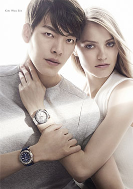 金宇彬拍攝 Calvin Klein 腕錶廣告。